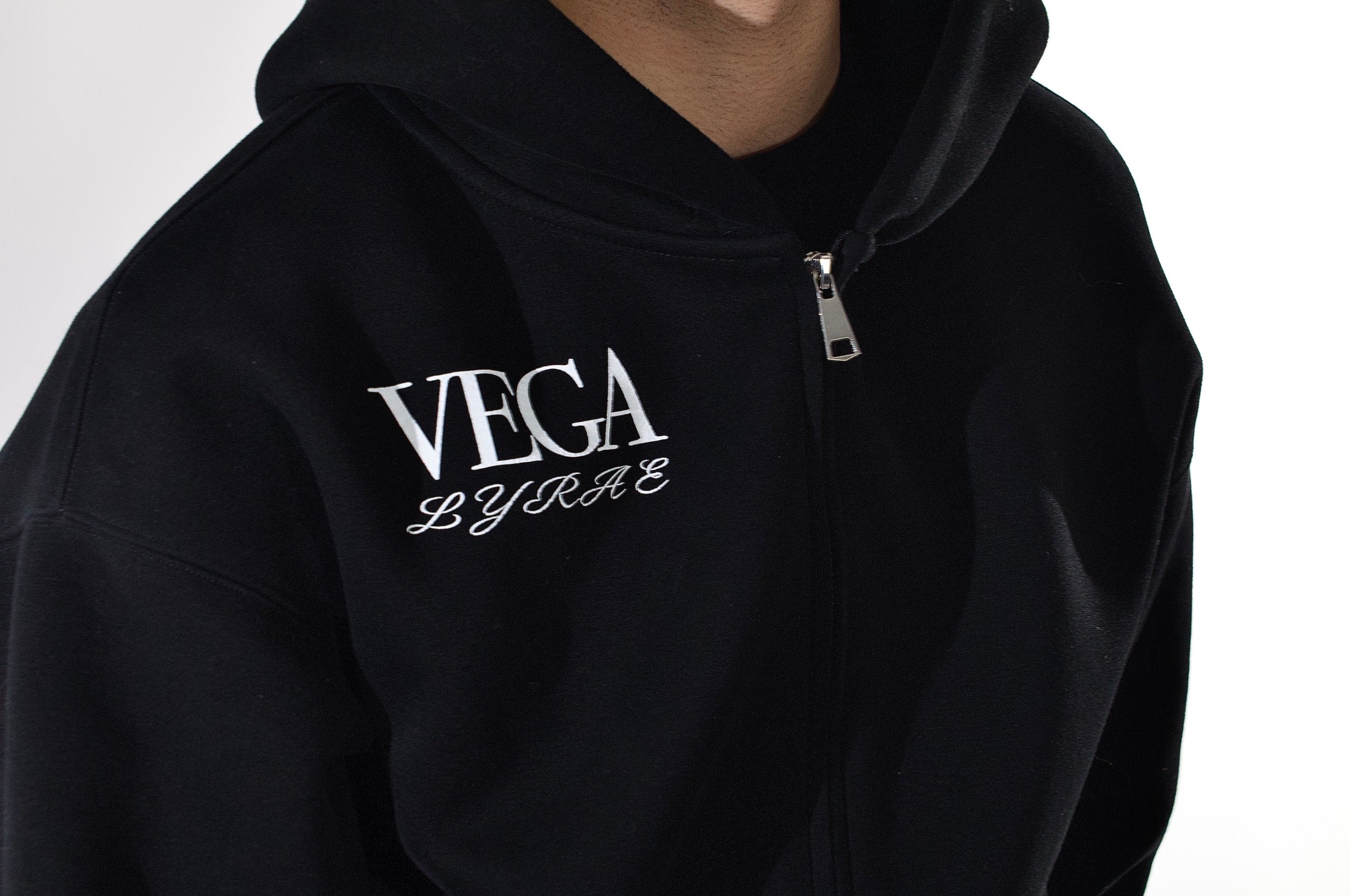 SLIPPERY SLOPES "ALL OF THE LIGHTS" HEAVYWEIGHT ZIP UP HOODIE