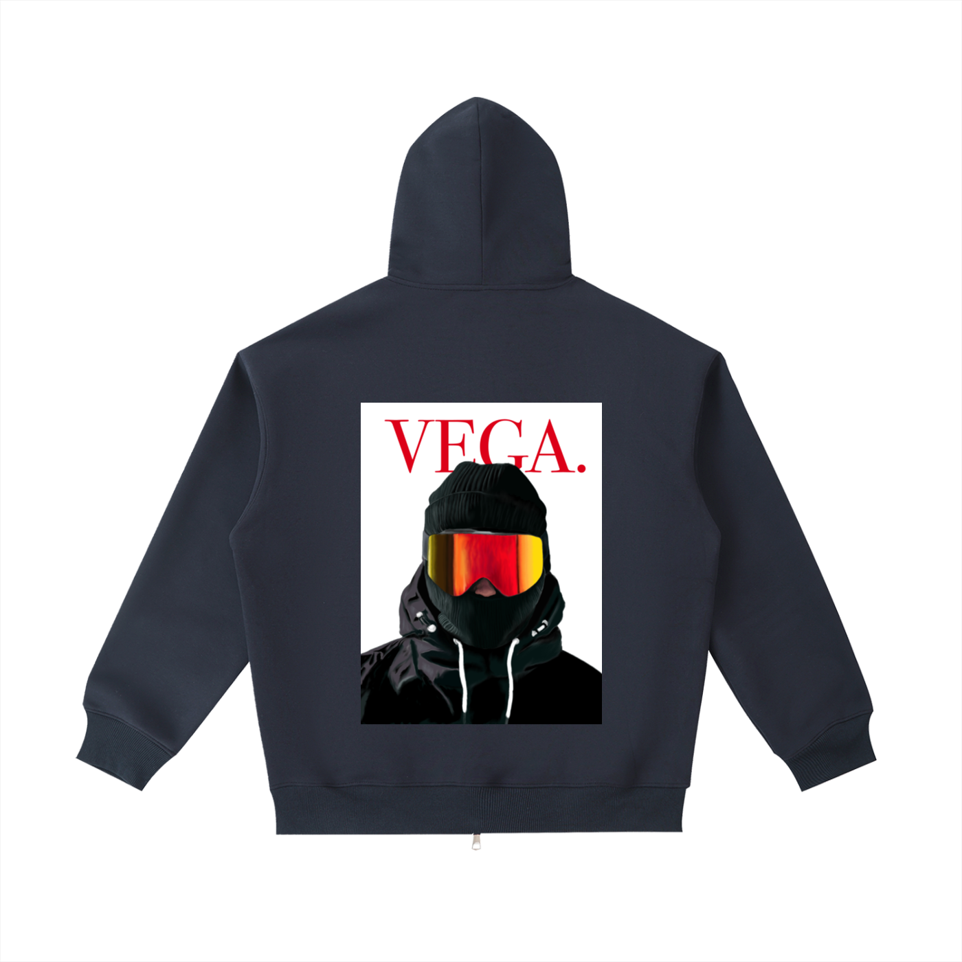 SLIPPERY SLOPES "ALL OF THE LIGHTS" HEAVYWEIGHT ZIP UP HOODIE