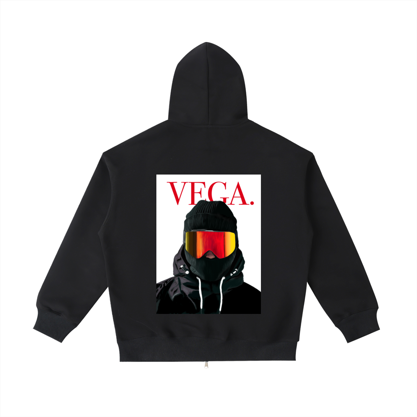 SLIPPERY SLOPES "ALL OF THE LIGHTS" HEAVYWEIGHT ZIP UP HOODIE